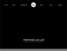 Tablet Screenshot of mathieulelay.com
